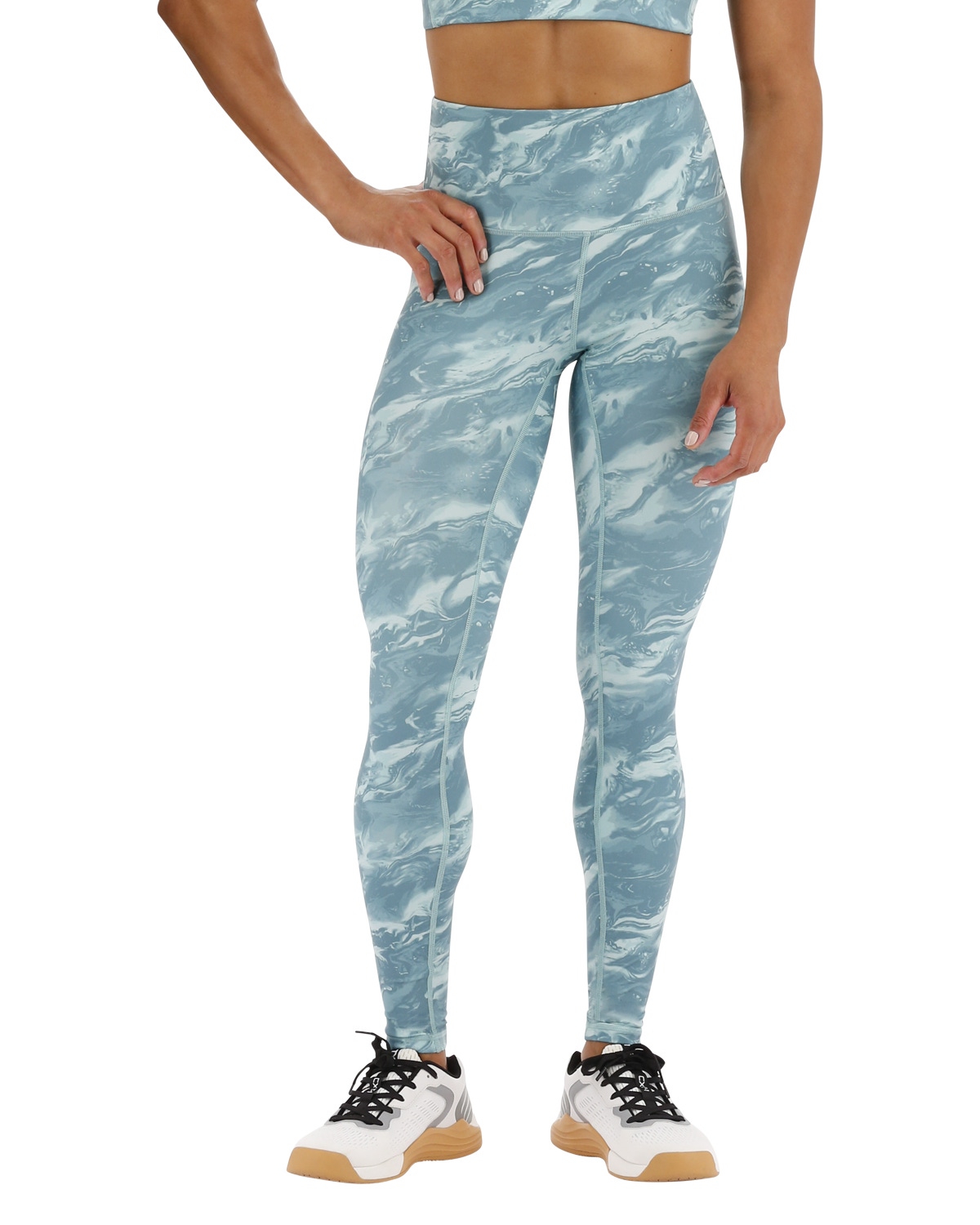 TYR Base Kinetic™ Women's High-Rise 28 Leggings - Solid