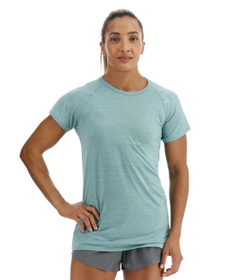 TYR ClimaDry™ Women's Raglan Short Sleeve Tee - Solid / Heather