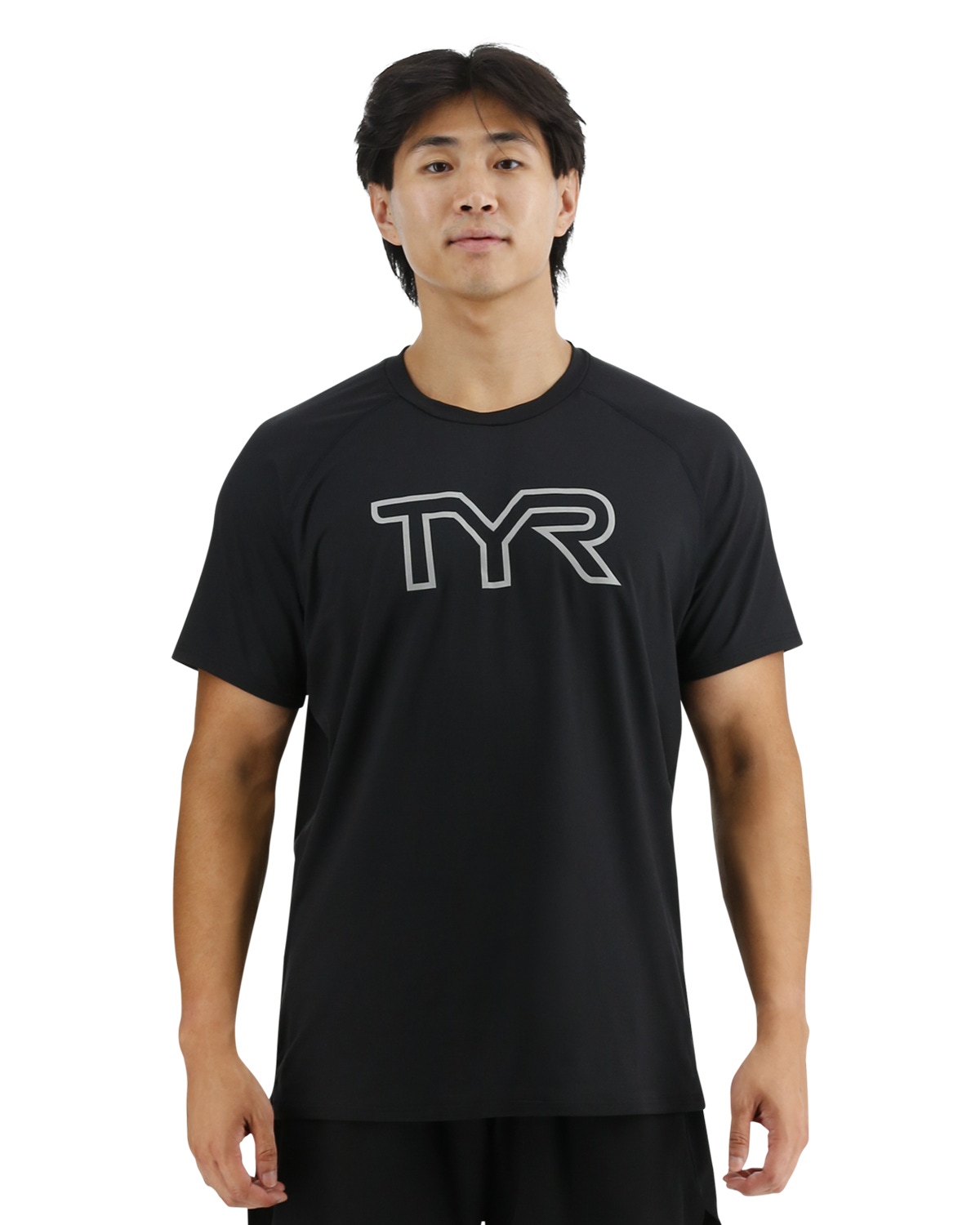 TYR ClimaDry™ Men\'s Raglan Big Logo Tech Tee - Solid | TYR Sport,