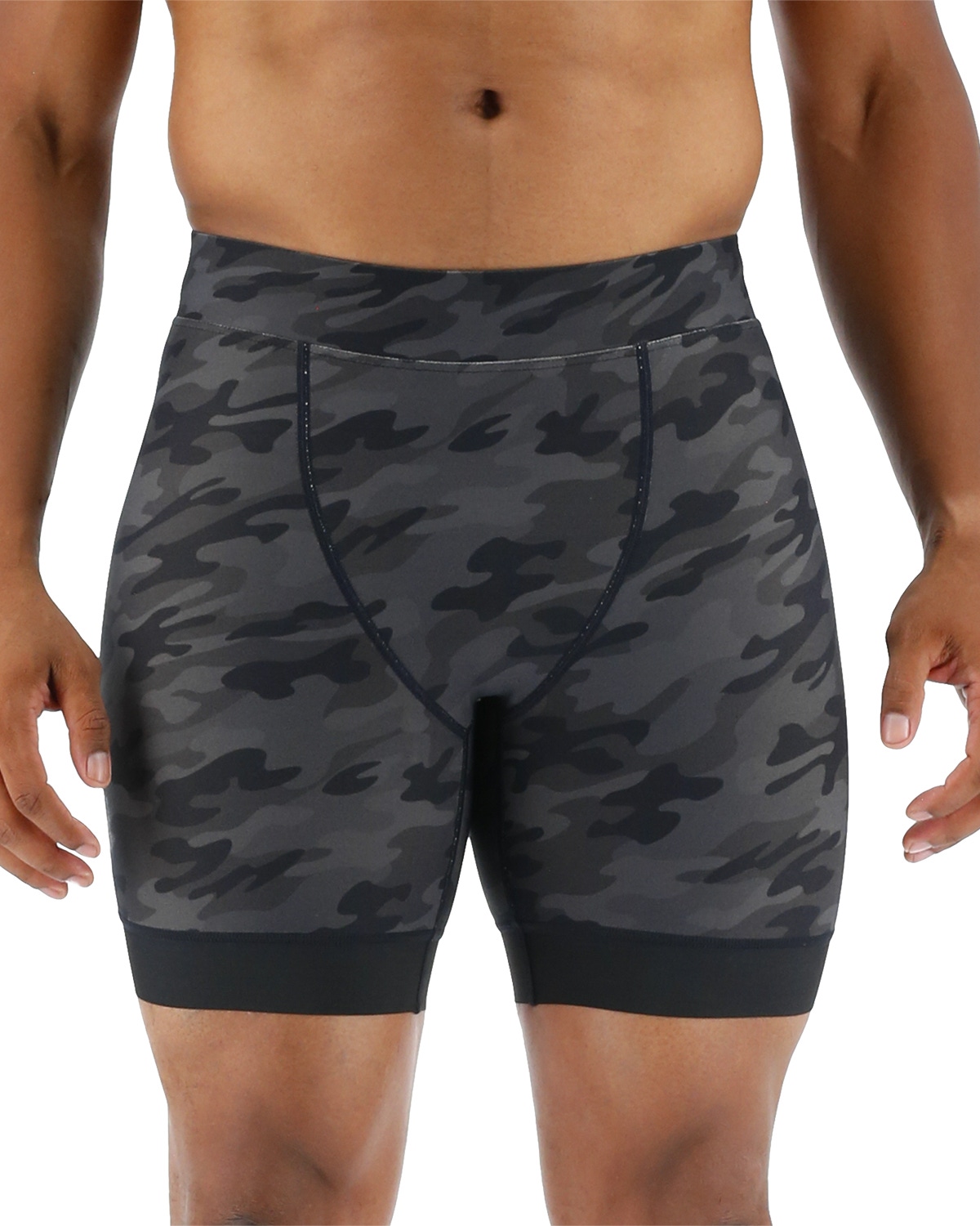 TYR Men's Blackout Camo Workout Jammer Swimsuit