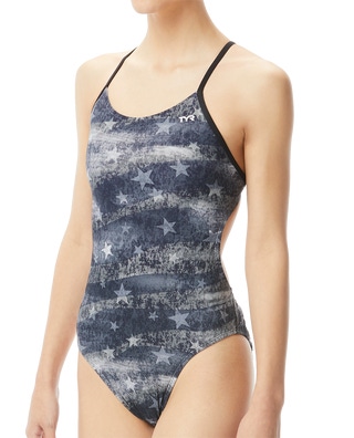 TYR Durafast One® Women’s Cutoutfit Swimsuit - American Dream