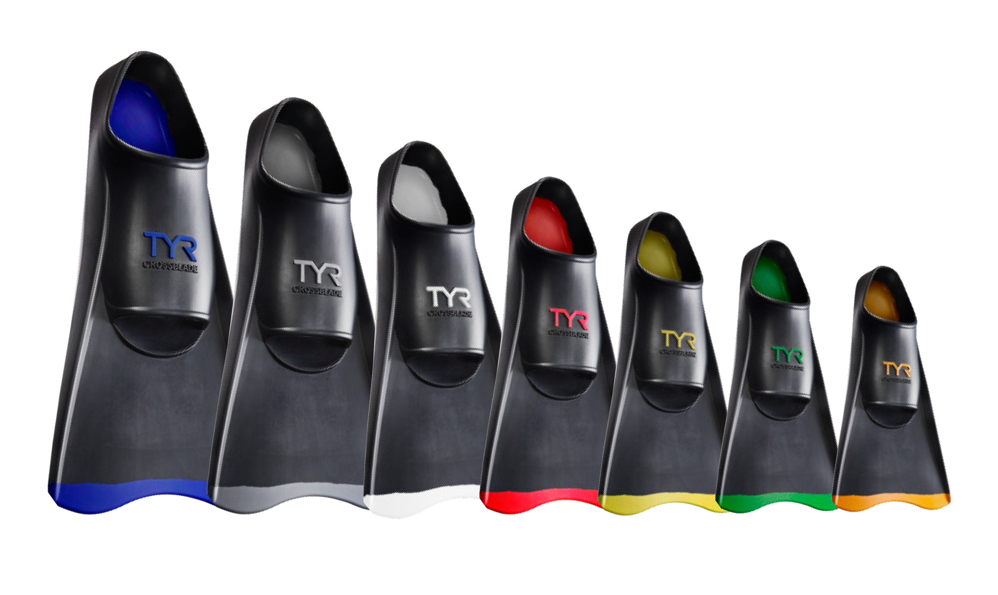 Tyr fins discount size chart