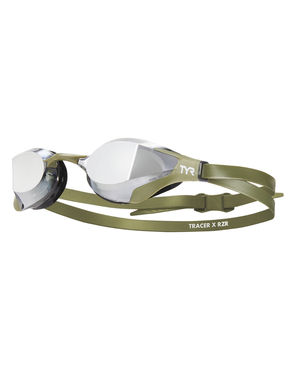 TYR Adult Tracer-X Elite Mirrored Racing Goggles