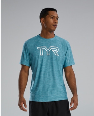TYR Airtec™ Men's Big Logo Tee - Solid / Heather