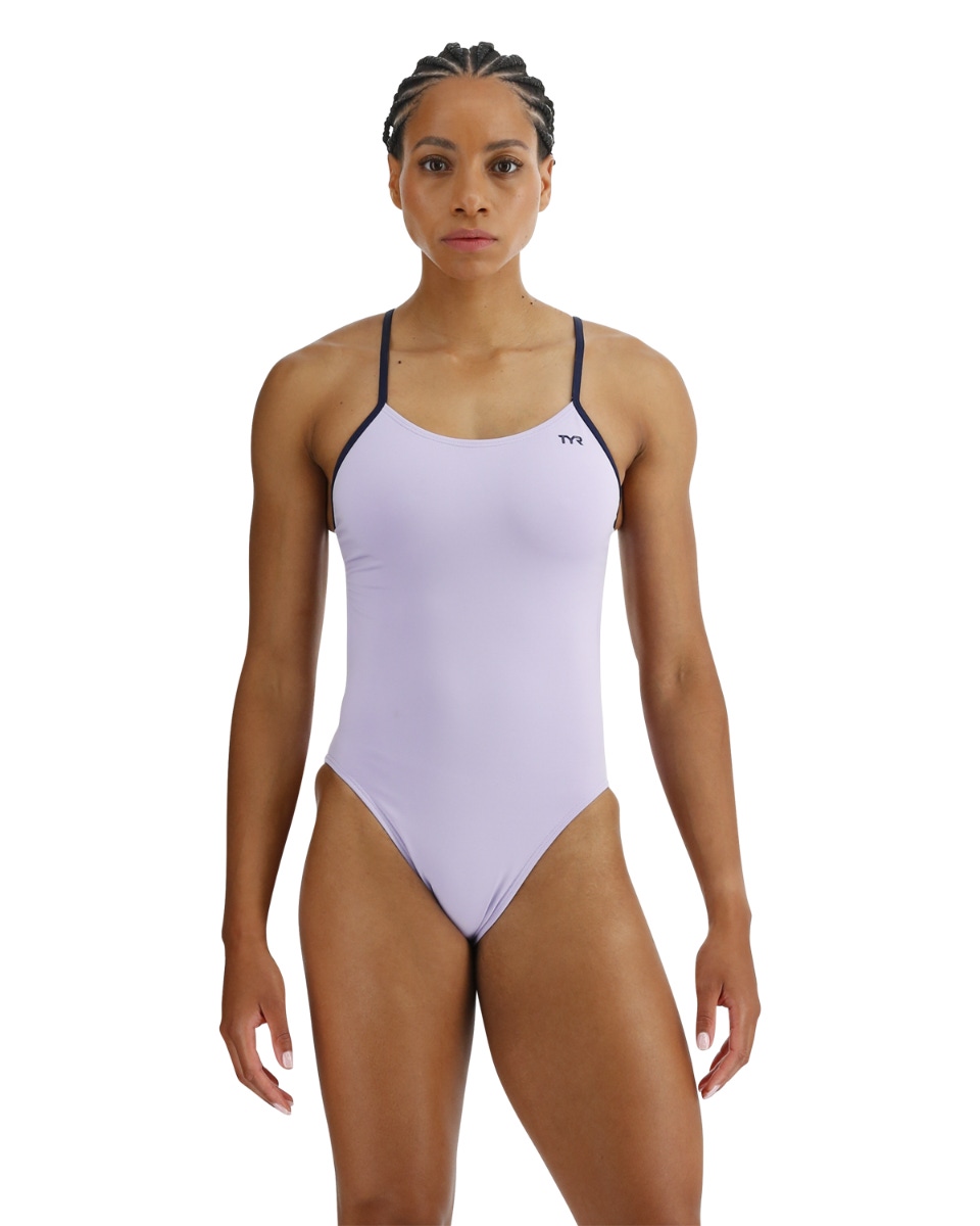 TYR Women's Durafast Elite SS Solid Cutoutfit Swimsuit