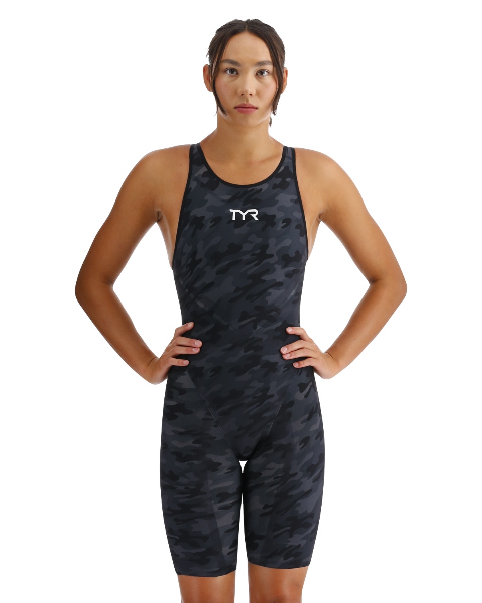 TYR Women s Venzo Open Back Swimsuit Camo