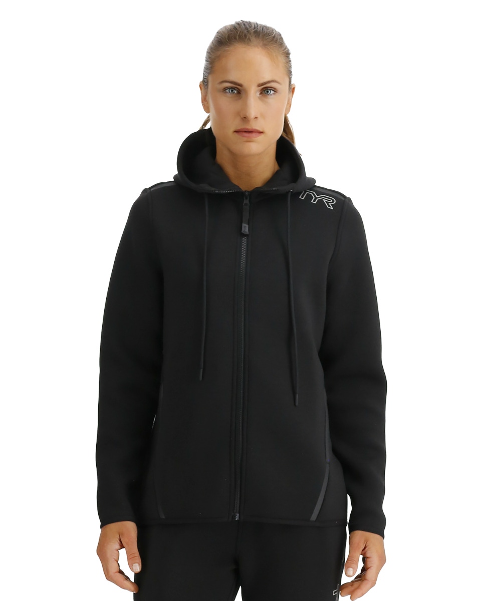 Womens full zip hoodie top